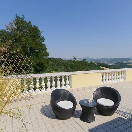 Villa Le Terrazze Saludecio Exterior foto